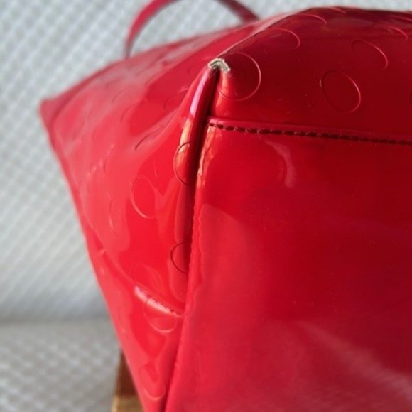 Kate Spade Sophie Red Patent leather tote shoulder bag - Picture 7 of 10